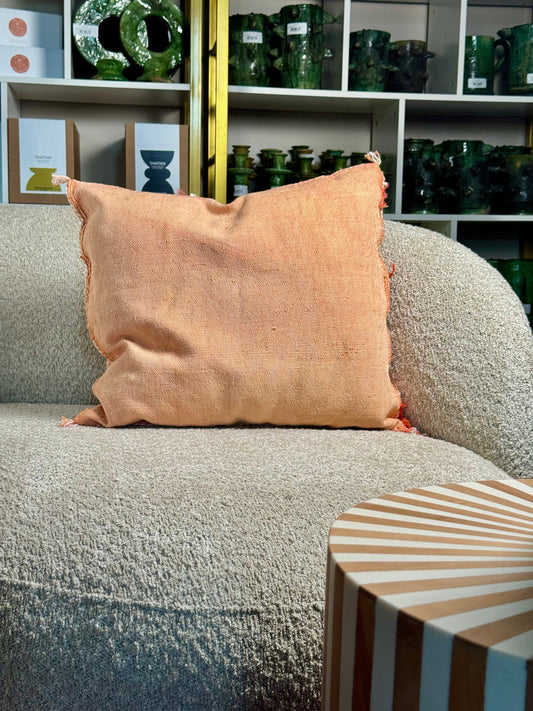 Cactus Silk Pillow | Burnt Orange