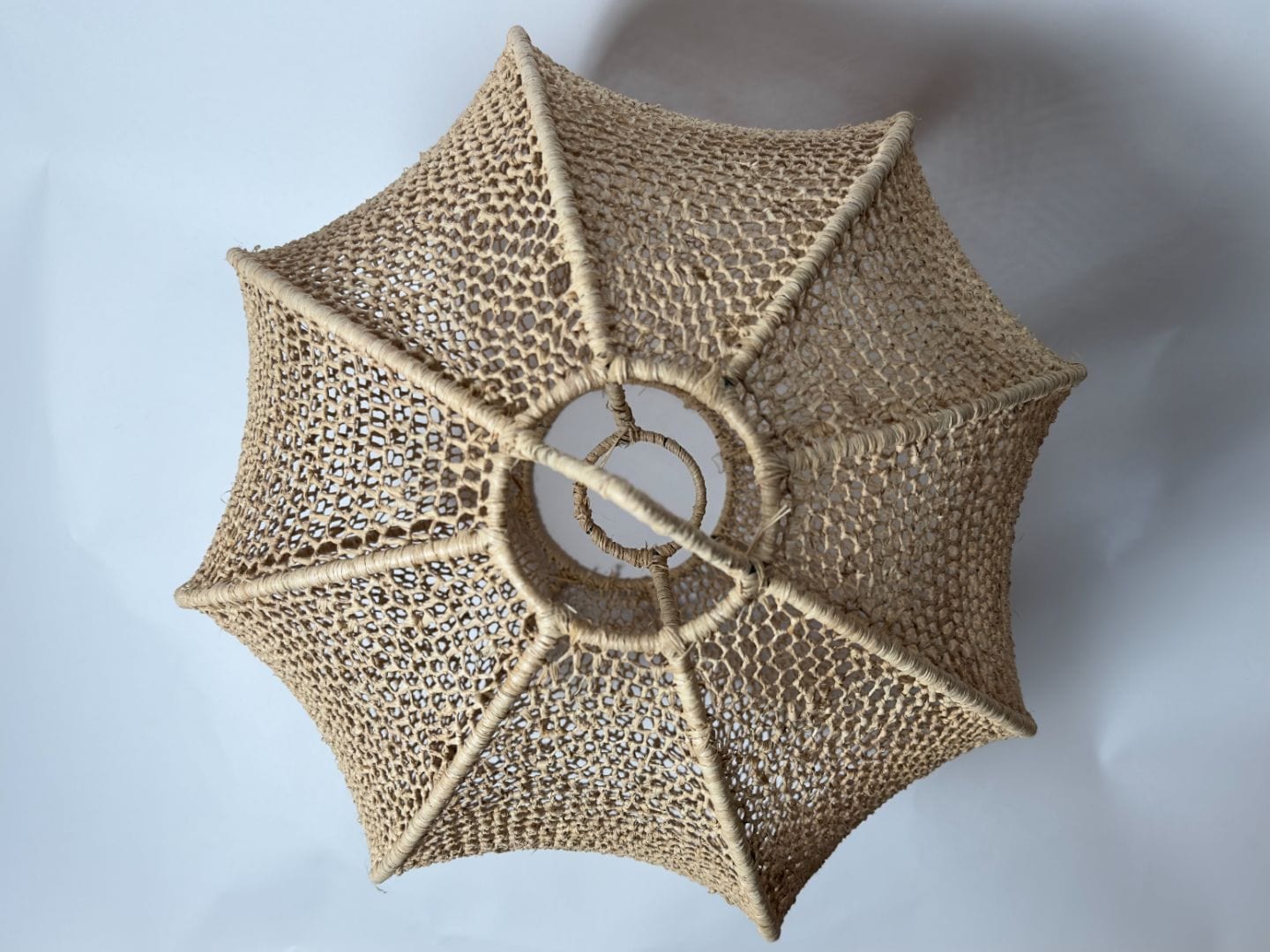 "Nairobi" Raffia Light Fixture