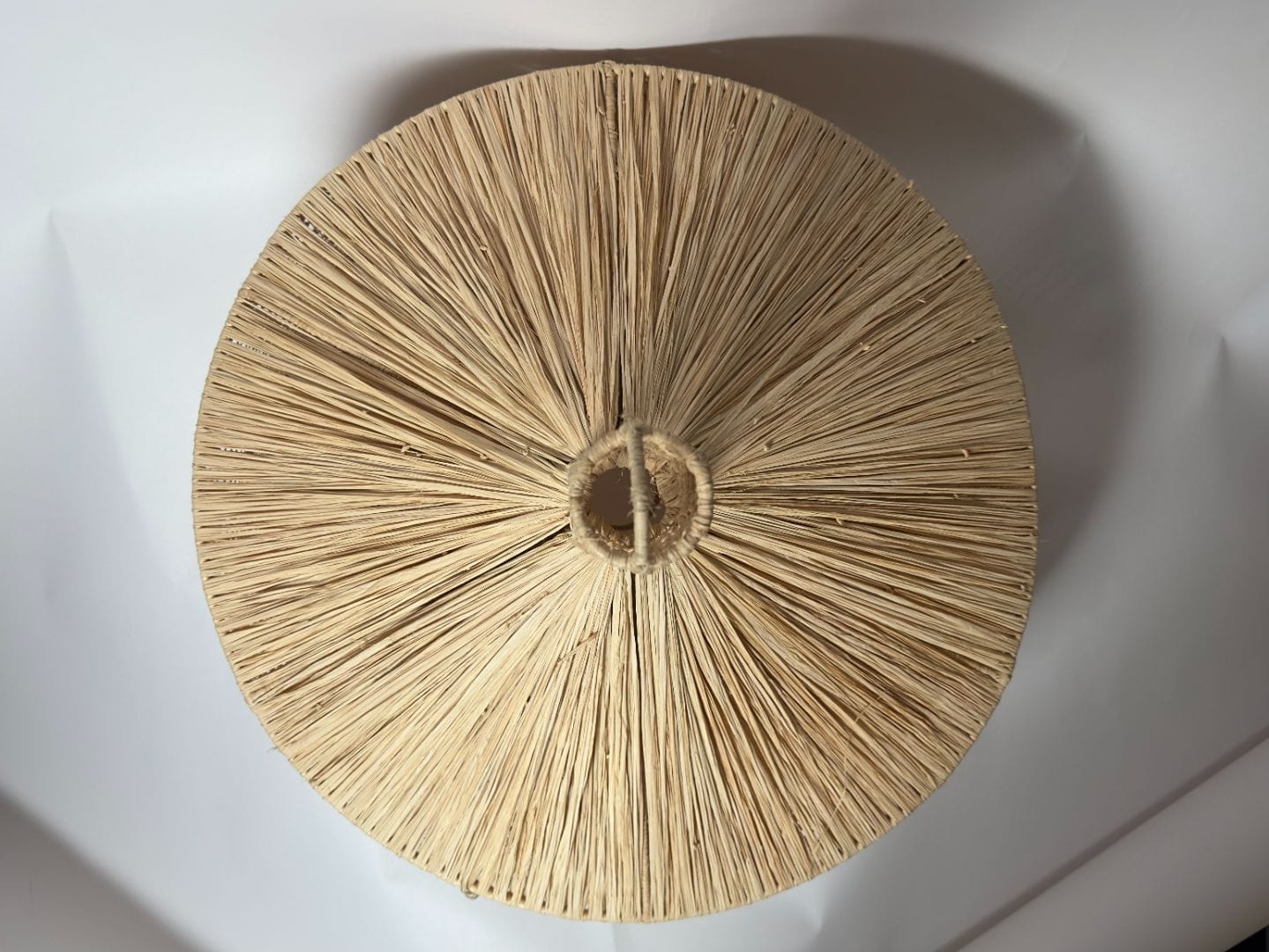 "Palm Hut" Raffia Light Fixture
