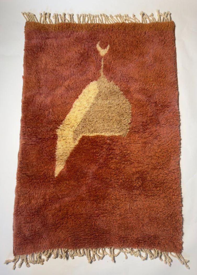 Moroccan Prayer Rug | 2.5" x 4"