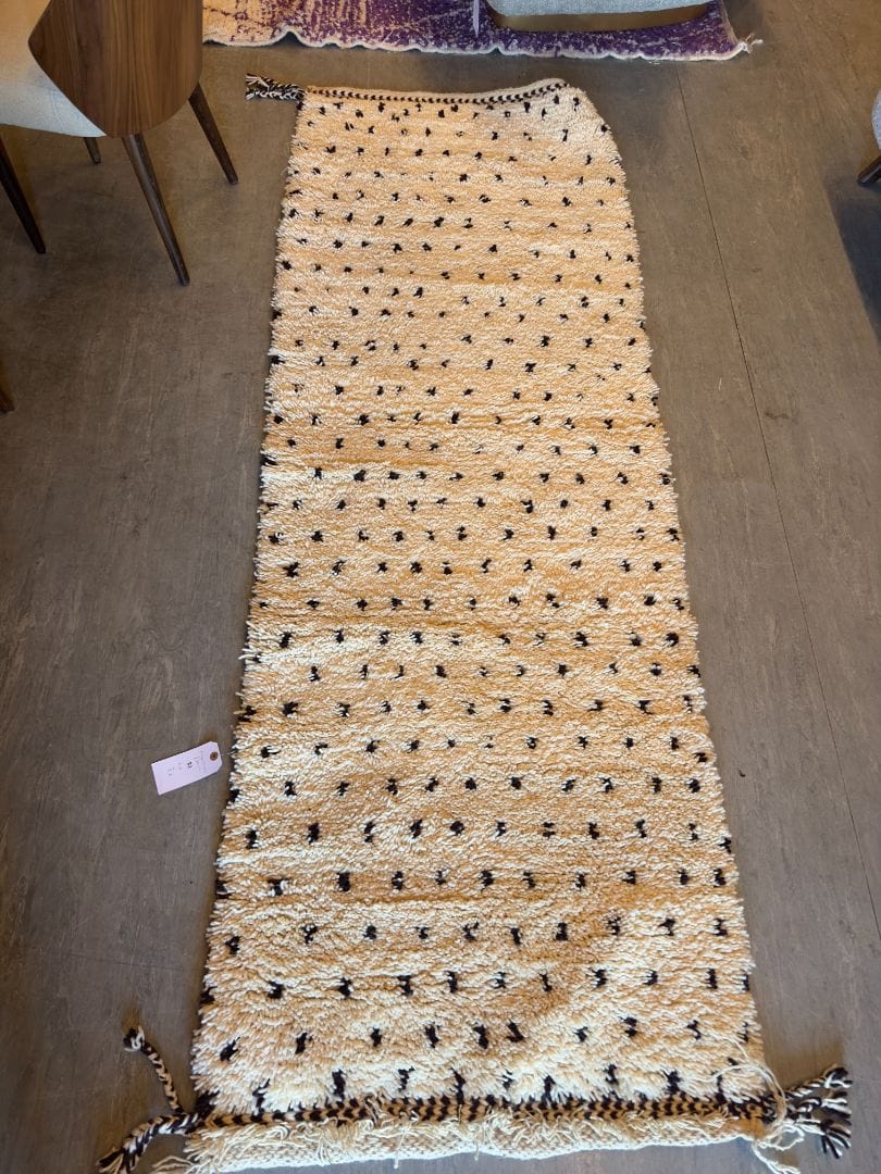 Beni Ourain Runner Rug | 2’11” x 8’6"