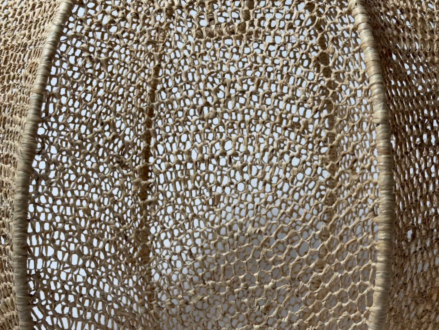 "Nairobi" Raffia Light Fixture