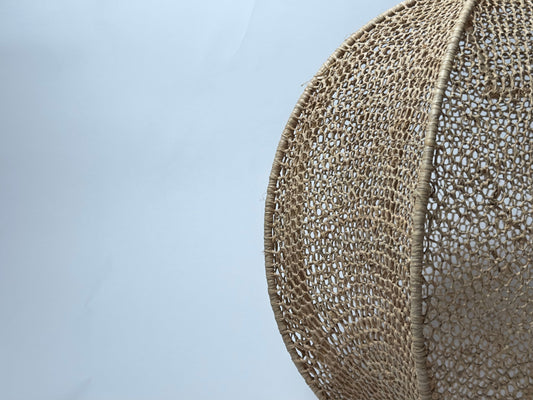 "Nairobi" Raffia Light Fixture
