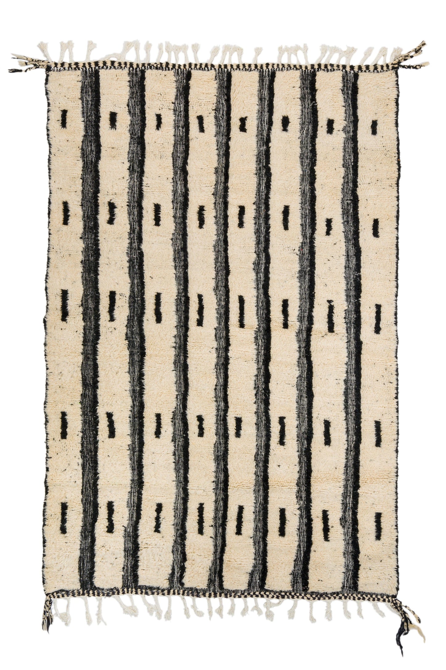Beni Ourain Moroccan Rug | 6’6” x 10'