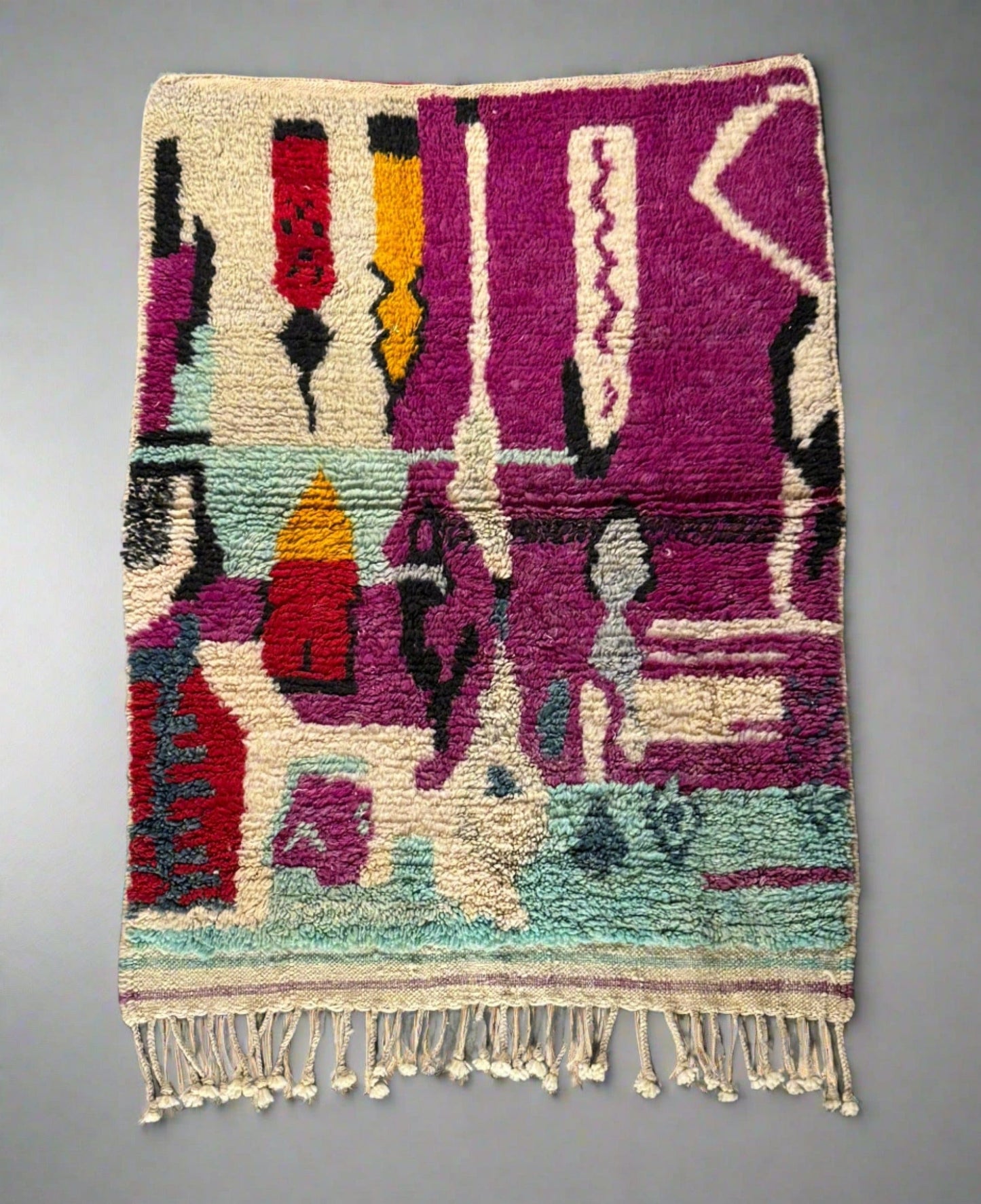 Beni Mellal Moroccan Rug | 3'5” x 4’10"