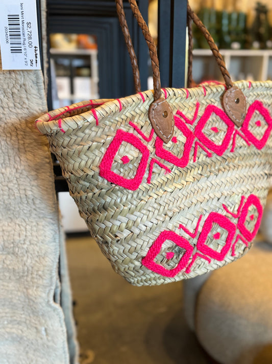 Straw Moroccan Beach Bag