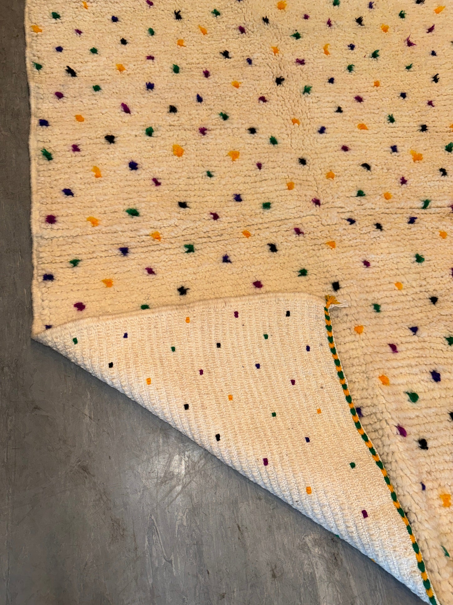 Beni Mellal Moroccan Rug | 3’5” x 4’1"