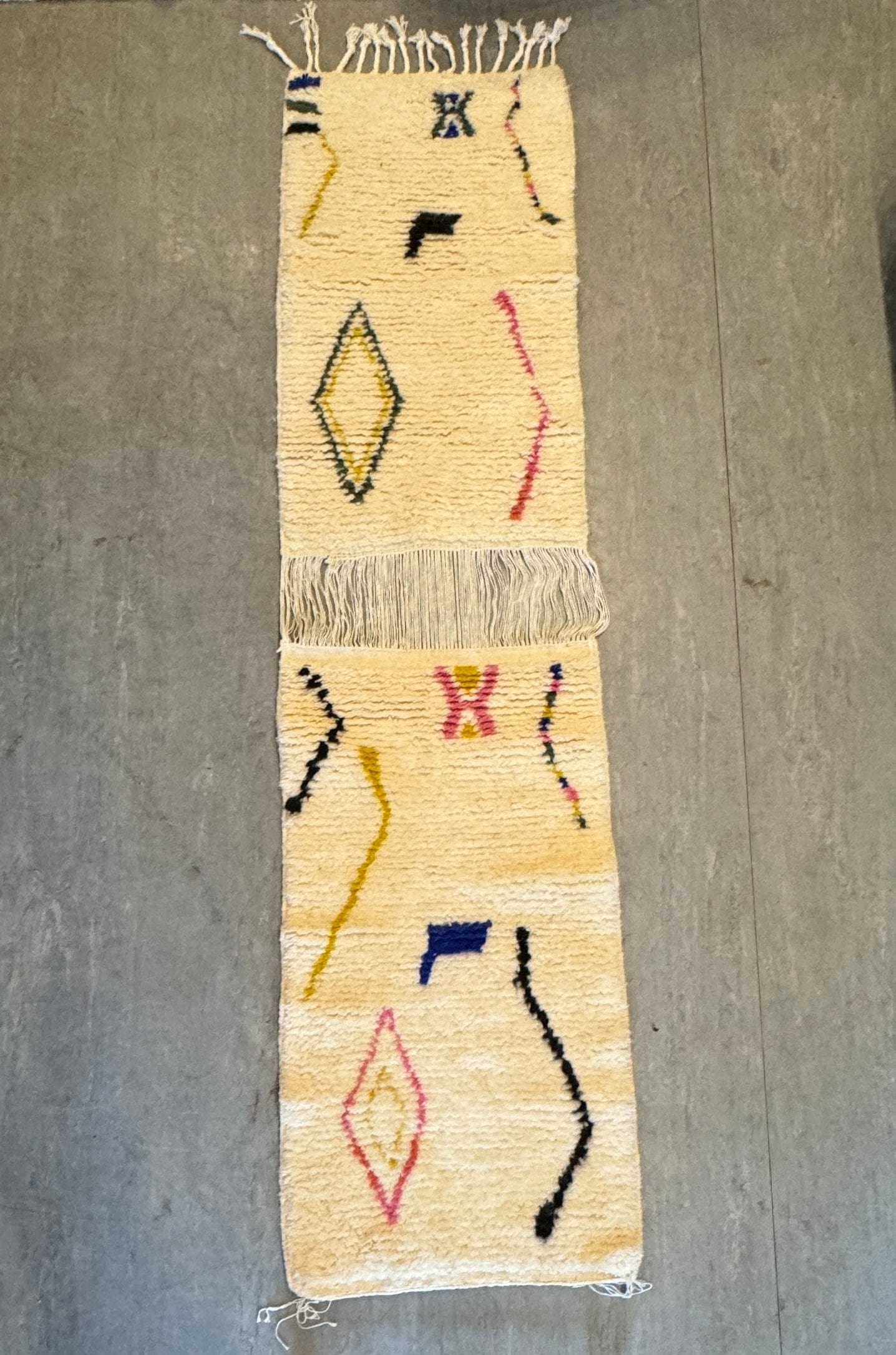 Beni Ourain Runner Rug | 2" x 8"