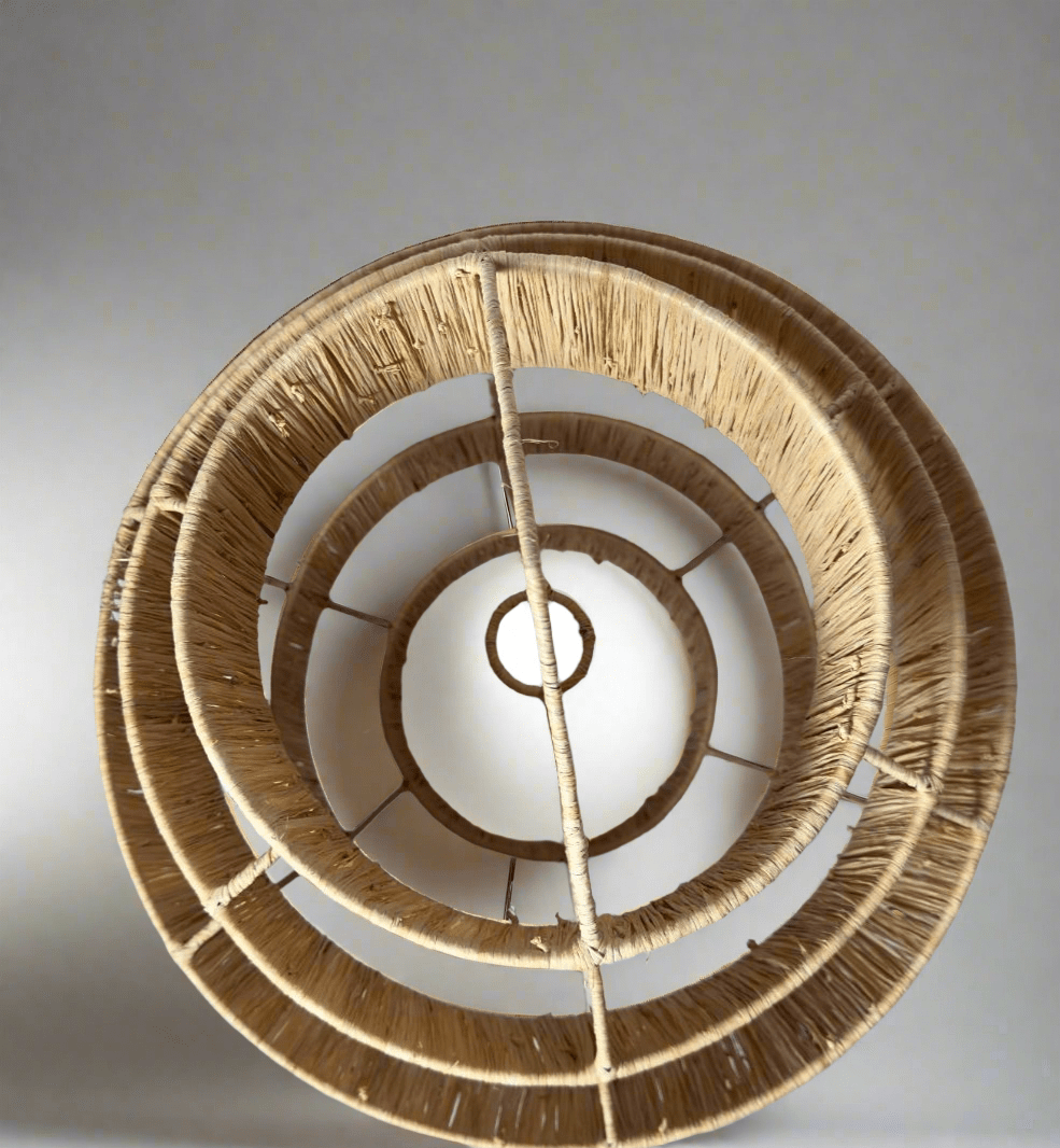 "Dakar Lights" Raffia Light Fixture