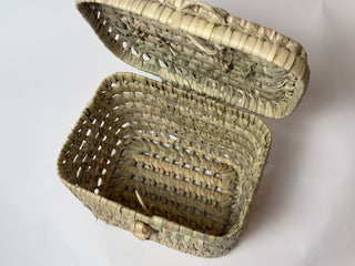 Woven Seagrass Box w/Lid  "SOUK BOX"