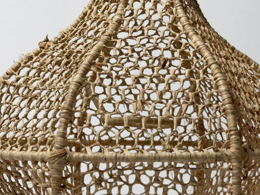 "Oasis" Raffia Light Fixture