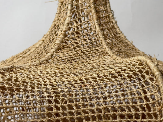 "Nomad" Raffia Light Fixture